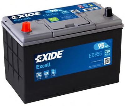 Акумулятор EXCELL 12V/95Ah/760A Exide (EB955)