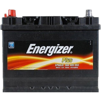 Акумулятор 68Ah-12v Energizer Plus (261х175х220), L,EN550 Азія Energizer (568405055)