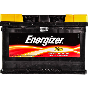 Акумулятор 70Ah-12v Energizer Plus (278х175х190), L, EN640 Energizer (570410064)