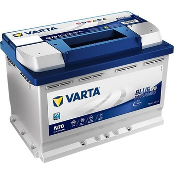 Акумулятор 70Ah-12v VARTA BD EFB (278х175х190), R, EN760 Varta (570500076)