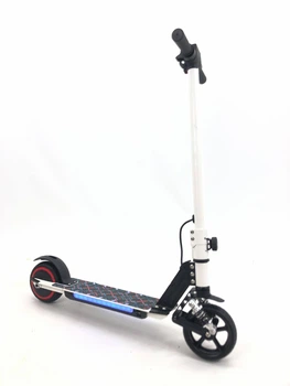 Детский Электросамокат E-Scooter ES3 LED +амортизатор Белый