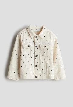 Куртка из твила кремовый в точки H&M 140см (400011126)