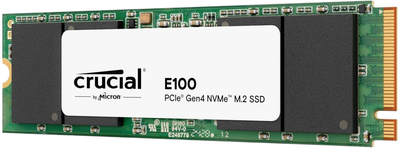 SSD диск Crucial E100 480GB M.2 2280 NVMe PCIe 4.0 x4 3D NAND TLC (CT480E100SSD8-T)
