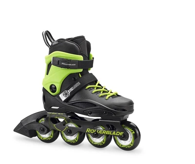 Роликові ковзани дитячі Rollerblade CYCLONE 31 (200мм) Black/acid green (07847800 9C5)