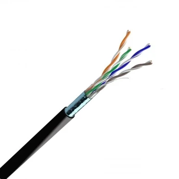 Кабель ЗЗКМ FTP Cat.5e F/UTP PE 4х2х24 AWG (70910021) 500 м вуличний