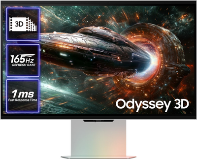 Монітор 27" Samsung Odyssey 3D G90XF 4K 165Hz Gaming Monitor (LS27FG900XIXCI)