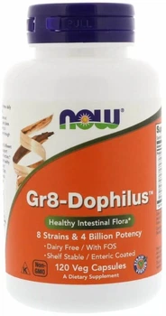 Пробиотики Now Foods Gr8-Dophilus 120 вегетарианских капсул в упаковке (ARE-573946)