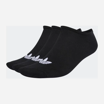 Набор женских носков коротких хлопковых Adidas Trefoil Liner S20274 35-38 3 пары Черный (4055012814929)