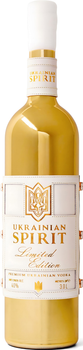 Горілка Ukrainian Spirit Luxury 3 л 40% у золотому оформленні зі шкіряною білою наліпкою (4820261821550)