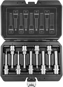 Zestaw końcówek sześciokątnych na nasadce NEO Tools 100 mm 9 szt 08-706 (5907558409260)