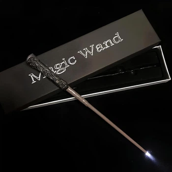 Светящаяся волшебная палочка Гарри Поттера RESTEQ — косплей палочка Harry Potter с подарочной коробкой