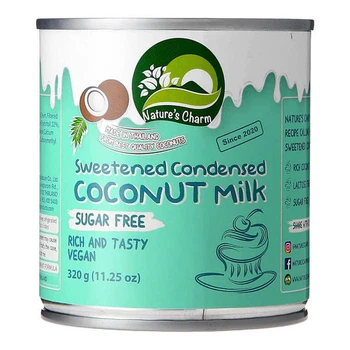 Сгущенное кокосовое молоко без сахара Nature's charm 320 г