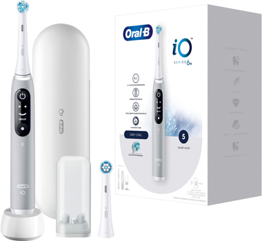 Електрична зубна щітка Oral-B iO 6N Сіра + Brush Head + TC