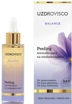 Peeling do twarzy Uzdrovisco Balance kwasowy 30 ml (5904917483817)