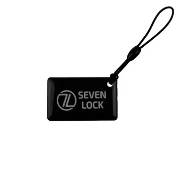 RFID ключ брелок SEVEN R-89 EM Marine + Mifare 13.56 МГц + 125 КГц Черный