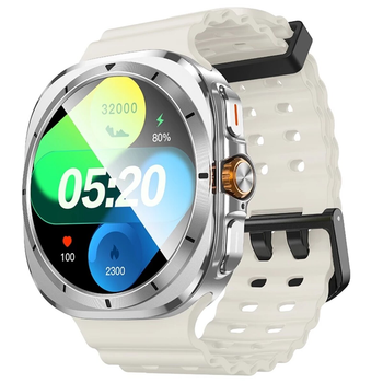 Cпортивний годинник HOCO Y29 AMOLED з підтримкою дзвінків, GPS, моніторингом здоров'я Silver