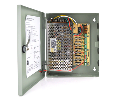 Блок питания импульсный Voltronic 12V-15A/9CH 12V 15A 180W White (12V-15A/9CH)
