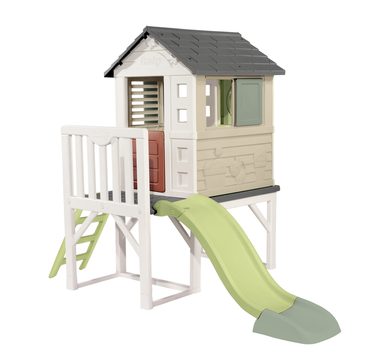 Игровой Домик на сваях Smoby Life Летний отдых с горкой 243х160х197 см (7600810802)