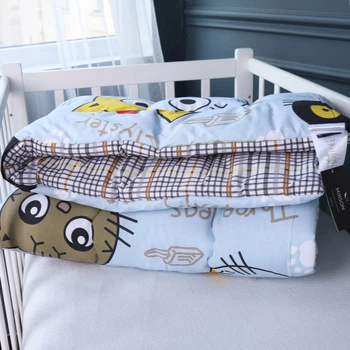 Одеяло MirSon №3825 Kids Time 18-0007 Cool Cat Зимнее 140х205 см (2200007029013)