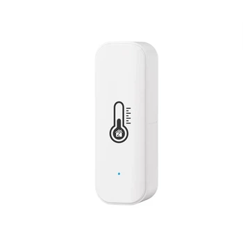 Умный датчик температуры и влажности TH012, SmartHome, Wi-Fi, For SmartLife APP, Tuya (iOS, Android), White