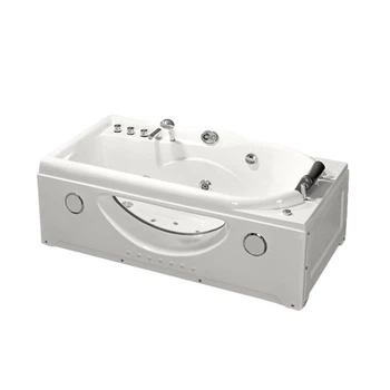 Ванна акриловая с гидромассажем TLP-634-G new Iris 168*85*66 см