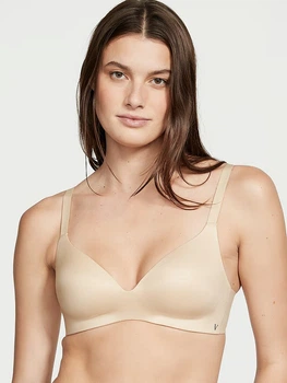 Бюстгальтер Victoria's Secret Bare Infinity Flex Lightly Lined Wireless Full-Coverage Bra 36 DDD(F) Бежевый (26708948)
