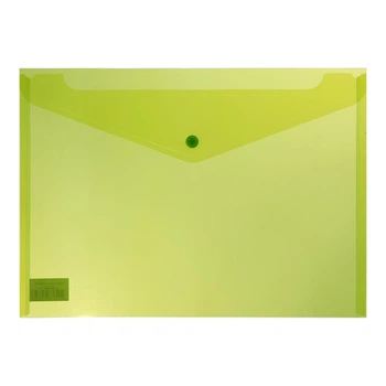 Папка-конверт на кнопці Buromax A4 салатова (BM.3926-15)