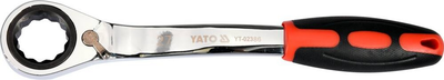 Klucz oczkowy YATO odgięty z grzechotką 27 mm (YT-02386)