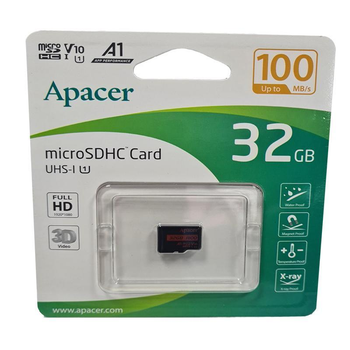 Карта памяти micro-SDHC (UHS-1) Apacer 32Gb Class10 V10 A1 R 100 MB/s (58879)