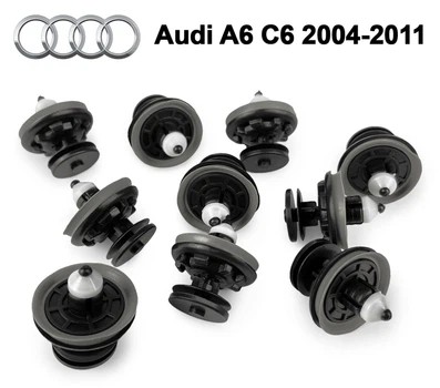 Кліпса кріплення обшивки карти дверей Audi A6 C6 2004-2011 (6Q08688243) 10 шт