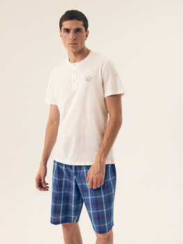 Piżama męska z szortami i krótkim rękawem Dock