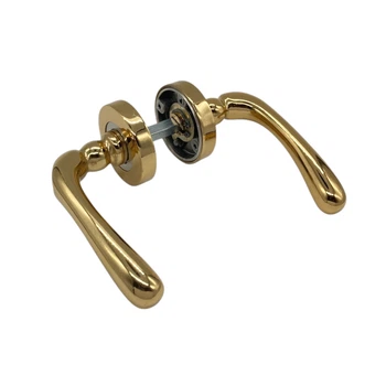 Ручка для дверей на розете Sofuoglu Kumru Albrefin/Satin с накладками WC