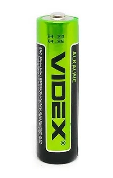 Батарейка АА Videx Alkaline 1.5/LR6(пальчиковая) 1шт. 4820118298498