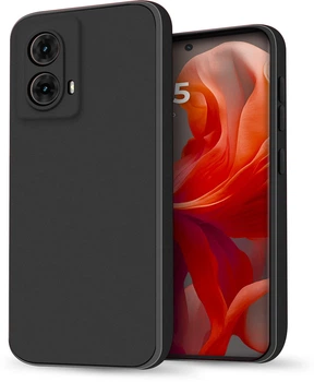 Силіконовий чохол HardCorner Motorola Edge 50 Fusion (з мікрофіброю) Black (41323-2B)