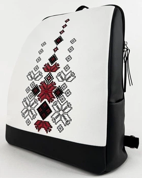 Рюкзак жіночий з кишенею для ноутбука 15,6" Alba Soboni 250056 (15,6) чорно-білий