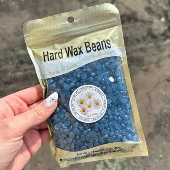 Віск гарячий у гранулах Hard Wax Beans 100 гр (Азулен)