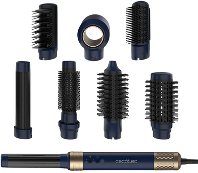 Suszarko-lokówka Cecotec Bamba CeramicCare AirGlam 8 w 1 Blue (BAMBA CERAMICCARE AIRGLAM BLUE)