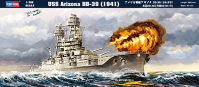 Збірна модель 1/700 Американський лінкор Арізона BB-39 (1941) HobbyBoss 83401