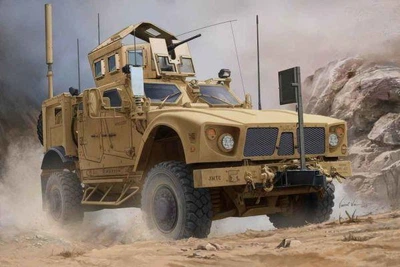 Збірна модель 1/16 Американський бронеавтомобіль M-ATV MRAP Trumpeter 00930