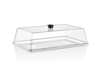 Крышка-купол 420х270, совместимая с GFT--0017BL, GastroPlast GF--0017, поднос продается отдельно