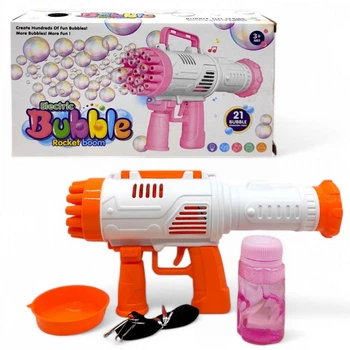 Пистолет с мыльными пузырями Rocket boom MIC 3531