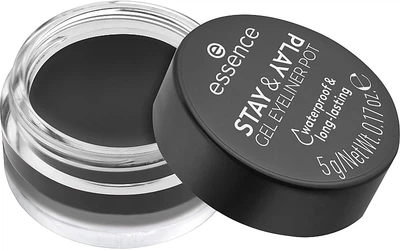 Подводка для глаз - Essence Stay & Play Gel Eyeliner Pot 01 - Black (5g) (1274317-427209006-2)
