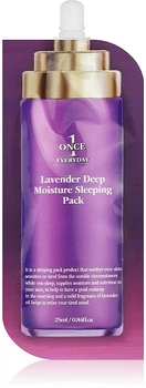 Крем-маска ночная с лавандой для лица - Chamos Lavender Deep Moisture Sleeping Pack 25ml (25ml) (1262320-1848429465-2)