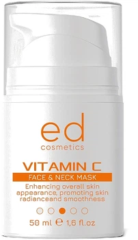 Маска для обличчя та шиї з вітаміном С - Ed Cosmetics Vitamin Face & Neck Mask 50ml