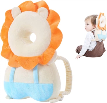 Подушка-рюкзак для защиты головы и спины малыша AIBEDILA Lion