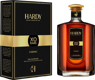 Коньяк Hardy XO Rare 0.7 л 40% в коробке (3104051711704)
