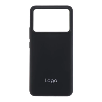 Чохол Liquid Silicone (AA) для Xiaomi Poco F6 Pro Колір 18.Black