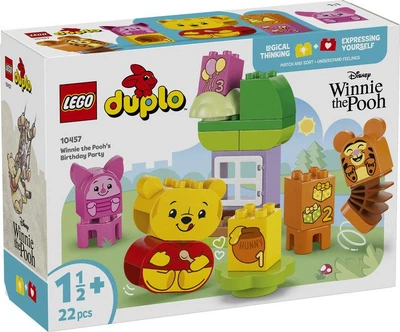 Конструктор LEGO DUPLO Disney День рождения Винни Пуха 22 деталі (10457)