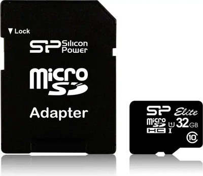 Карта пам'яті SILICON POWER Elite microSDHC 32 GB Class 10 + adapter