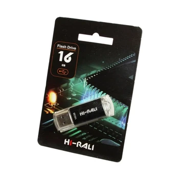 Флешка Hi-Rali 16GB Rocket чорний